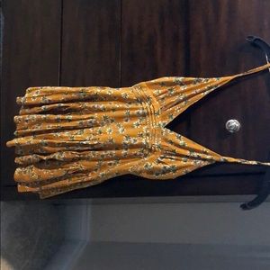 Yellow Floral Romper